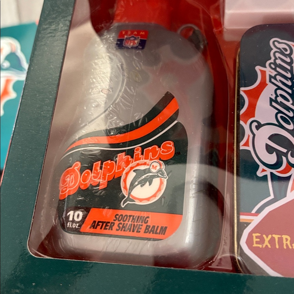 $$SALE$$ Vintage Miami Dolphins NFL Body Care Gift Pack *aftershave balm*